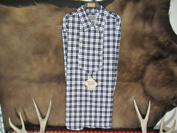 Men's Old West Plaid Bib Front Shirt-CM511-FC1E